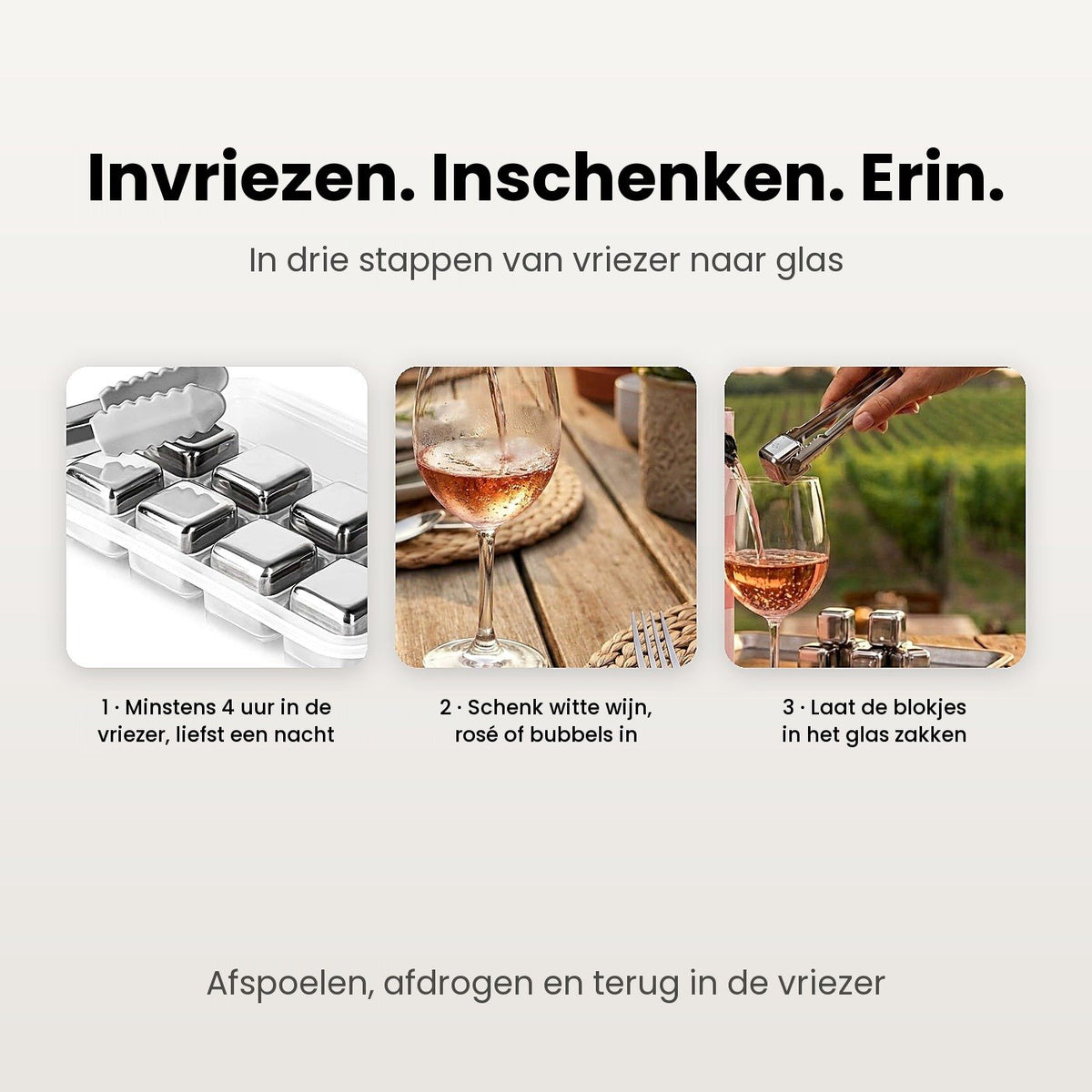 Stalen IJsblokjes