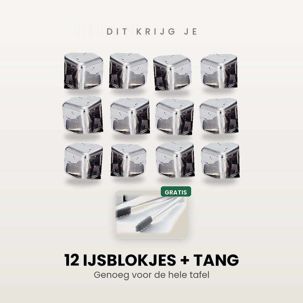 Stalen IJsblokjes